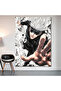Gojo Satoru Jujutsu Kaisen Wall Covering Wall Tapestry First Quality Satin Fabric Poster