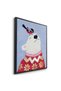 Polar Bear Kids Wall Art | Portrait Framed Canvas Print with Gold Foil Embossed | Luxury Modern Decor for Kids Room - 3