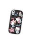 iPhone X Compatible Case with Camera Protector Black Silicone Couple Phone Case with Kitty Pattern - 3