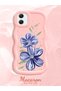 Samsung Galaxy A05 Compatible Case Camera Protector Pink Silicone Couple Phone Case Floral Pattern - 2