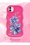 Samsung Galaxy A04 Compatible Case Camera Protector Red Silicone Couple Phone Case Floral Pattern - 2