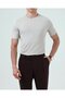 Italian Style Slim Fit Crew Neck Knitwear T-Shirt Stone T13765 - 3