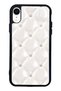 iPhone Xr Ivory Diamond Cushion Design Glossy Phone Case