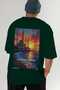 Casablanca Morocco Green Oversize Country City Back Printed Unisex T-Shirt 100% Cotton Premium - 7