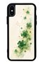 iPhone X Glossy Phone Case with Lucky Clover Whisper Design