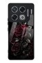 Infinix Gt 20 Pro Obsidian Burgundy Roses Design Glossy Phone Case