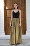 Çağla Women's Patterned Maxi Skirt with Elastic Waist, Comfortable Fit, Long Skirt - 7