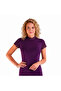 Berrak women's lace-trimmed short sleeve blouse with elastane - 2144 - 3