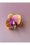 Orchid Flower Figured Side Clasp Buckle Medium Size Aloha Women's Hair Accessory