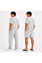 2-Piece Men's Shorts-Sweatpants Set (Bottom-Top) Set Summer Breathable Fabric Comfortable Cotton Trend - 4