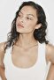 Lace-trimmed vest top