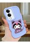 Vivo Y19S Gt 5g Compatible Case Camera Protector Blue Silicone Couple Phone Case Kuromi Pattern