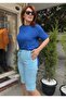 شورت إيطالي باللون الفيروزي - 3