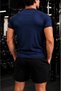 . Men's Compression Sports T-Shirt Slim Fit Quick Dry Flexible Fitness Running Training T-Shirt - 4