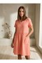 Udenya Double Layer Coral Dress |   100% Cotton Muslin - 4