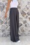 Gray Pocketed Loose-Fit Trousers