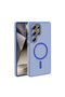 Galaxy S25 Ultra Case Magsafe Supported Camera Raised Silicone Matte Anti-Fingerprint Scks - 5