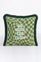 Retro Wavy Geometric Square Fringed Pillowcase-Groovy Motto Bohemian Black Tassel Throw Pillow Cover - 7