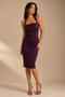 Women's Halter Neck Midi Pencil Dress