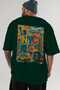 Nyc Usa Green Oversize Country City Back Printed Unisex T-Shirt 100% Cotton Premium - 6