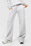 Wardrobe Essentials Logo Tracksuit Set - Gray Printed Set Jogger Sweatshirt Wide Leg Hoodie - 2