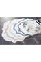 6-Piece American Service Embroidered Lisa Linen Effect - Black - 4