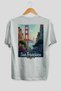San Francisco Usa White Oversize Country City Back Printed Unisex T-Shirt 100% Cotton Premium