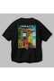 Jamaica Black Oversize Country City Back Printed Unisex T-Shirt 100% Cotton Premium - 3
