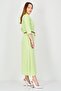 Women Plain Shirt Dress, Lime Green - 3