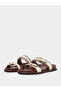 Plain Buckle Detail Comfort Sandals - 2