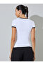 Basic Heavy Weight Fitted Round Contrast Tipping Neck Rib T-Shirt - 5