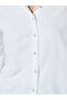 White Solid Regular Fit Casual Shirt - 4