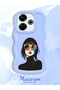 Redmi 13 4g Compatible Case Camera Protector Blue Silicone Couple Phone Case Girl Pattern - 2