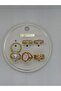 Mixed figure variable model 6-piece adjustable size and joint combination ring set - 2