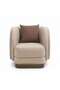 STOME SINGLE SEATER SOFA- BEIGE - 5