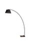 Beamer E-27 Arc Floor Lamp 135x40x180cm - Black - 6