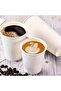 25Pcs 12Oz Disposable Cups with Lid for Cold & Hot Drinks - Ideal Coffee Cups Disposable for Cafes & Offices. - 4