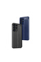 Galaxy S23 Ultra Case Leather Look Silicone with Camera Protection Ultimate Protection Gzst - 3