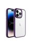 iPhone 14 Pro Max Case Transparent Back Face Camera Raised Silicone Gzst - 3