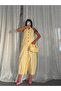 Women's Linen Vest and Shalwar Pants Set - 5