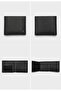 Black Men's Leather Wallet with Additional Compartment, Card Holder, Id and Driver's License - Men's 100% Genuine Leather Wallet Accessory - Pc-2361 - 2