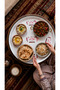 No 60 Enamel Tray Tableware, Food Presentation Tray, Floor Table Zinc ~58 cm - 4