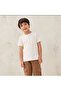 Henley Neck T-shirt with Pocket - Cotton - Short Sleeves