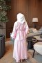 Pink Waist Tie Shirt and Skirt Set - 5