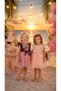 Girl's Lined Ruffle Sleeve Satin Bow Tulle Evening Dress 1-3 Years Old Birthday, Wedding, Special Occasion - 2