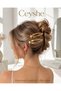 Pinterest 2-Piece Shiny Gold Star Imported Gold Plated Metal Snap Hair Clip