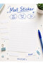 Blank Matte Sticker Label 5X1 cm 70 Pieces Writable White Name Tag - 2