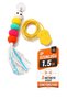 Cat Toy Interactive Cat Fishing Rod with Bell for Door Hanging, Flexible Rope Toy with Suction Cup - 2