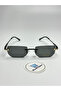 Tomsel Black Sunglasses with T-Detail Frameless Metal Handle Uv400 Protection 53-18-138 - 4