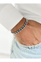 Black and Silver Steel Men's Bracelet Frj10201A-J 2 Year Warranty Gift Boxed